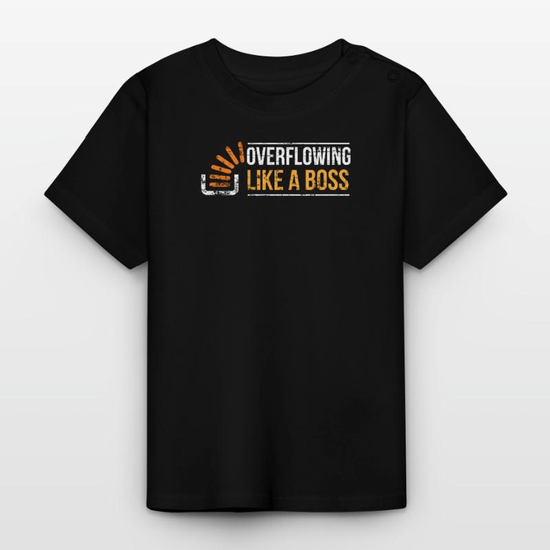 Programmateur Stackoverflow T-shirt bio col rond Bébé