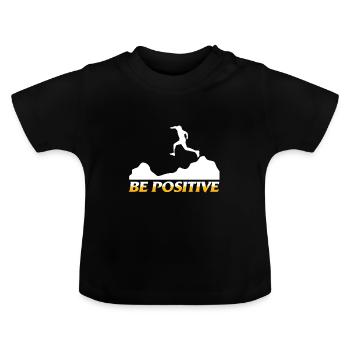 Handicap jambe jambe handicap - T-shirt bio col rond Bébé - noir - Devant