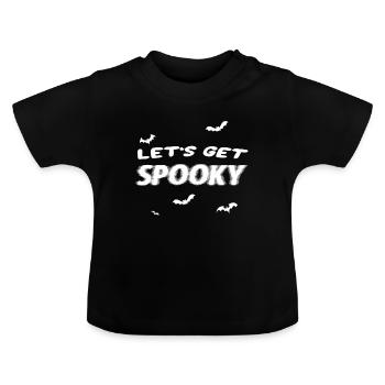 Spooky d'Halloween - T-shirt bio col rond Bébé - noir - Devant