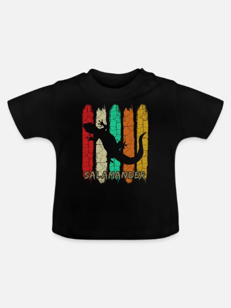 Salamander - Baby Bio-T-Shirt mit Rundhals - Schwarz