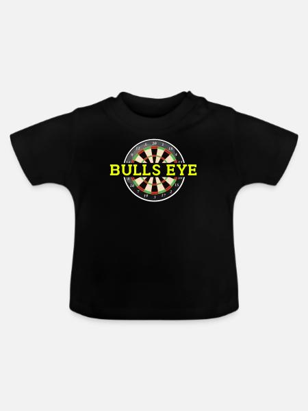 Bulls Eye - Baby Bio-T-Shirt mit Rundhals - Schwarz