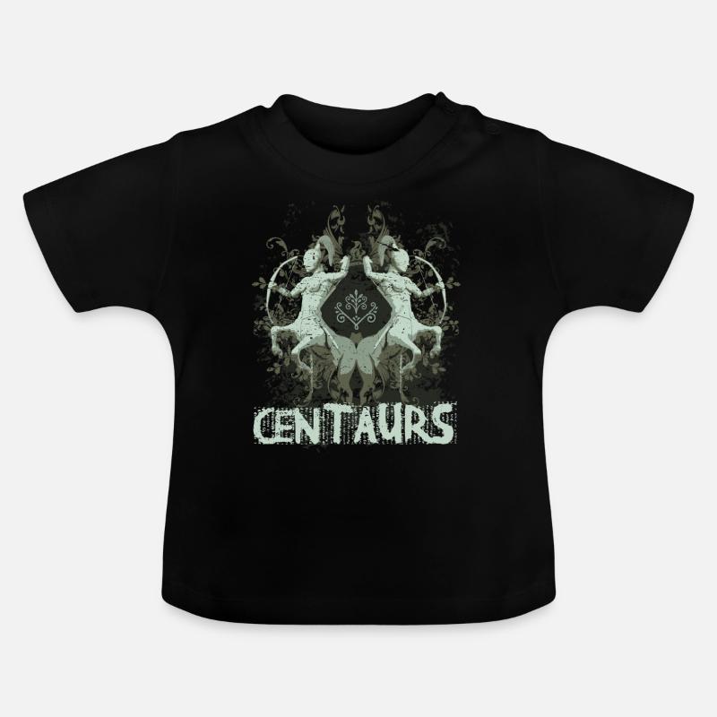 Centaure Centaure cadeau mythologie grecque - T-shirt bio col rond Bébé - noir