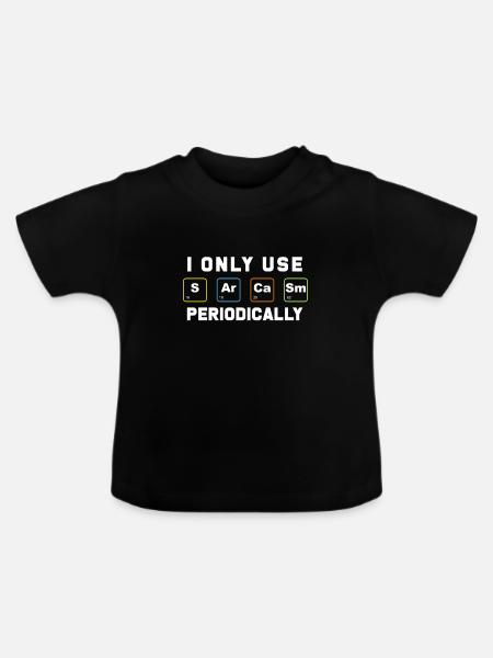 Science Shirt - Naturwissenschaften - Baby Bio-T-Shirt mit Rundhals - Schwarz