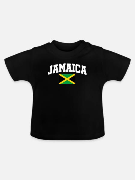 Jamaïque Jamaïque - T-shirt bio col rond Bébé - noir