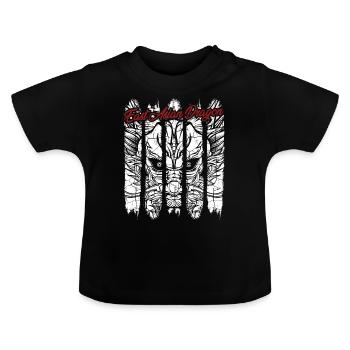 Dragon chinois - T-shirt bio col rond Bébé - noir - Devant