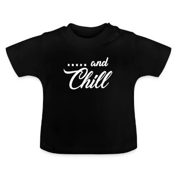 ET CHEMISE CHILL - T-shirt bio col rond Bébé - noir - Devant