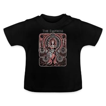 Tarot Cards Mystic Alchemy Destiny Clairvoyance - Baby Organic T-Shirt with Round Neck - black - Front