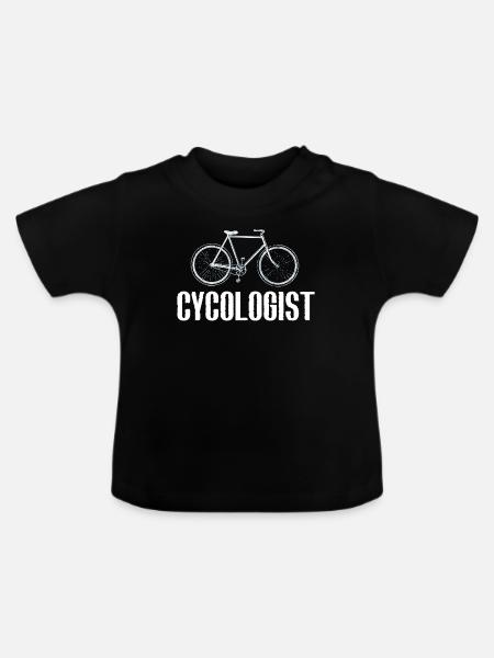cycologist - Baby Bio-T-Shirt mit Rundhals - Schwarz