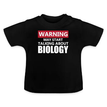 Vie, Biologie et Science - T-shirt bio col rond Bébé - noir - Devant