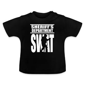 SWAT Team SRT Sheriff für LEO Off Duty Cops Gesetz - Baby Bio-T-Shirt mit Rundhals - Schwarz - Vorne
