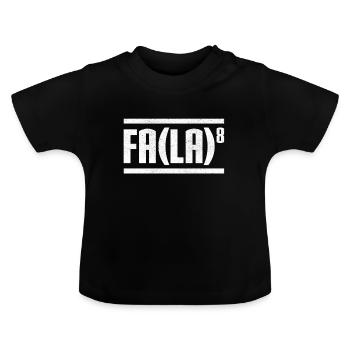 Fa La 8 Nerdy - T-shirt bio col rond Bébé - noir - Devant
