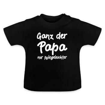 Dire drôle bodys bébé assez le papa - T-shirt bio col rond Bébé - noir - Devant