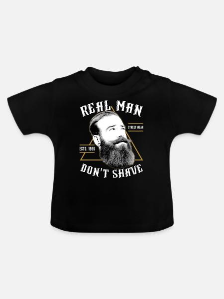 Hipster hipster - T-shirt bio col rond Bébé - noir