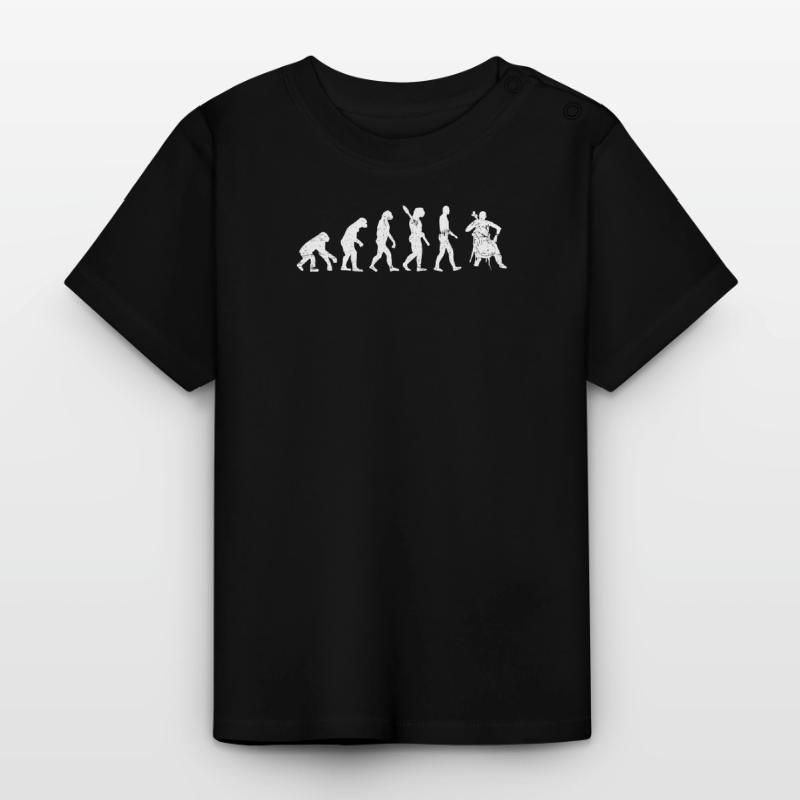 Cello Instrument Evolution T-shirt bio col rond Bébé