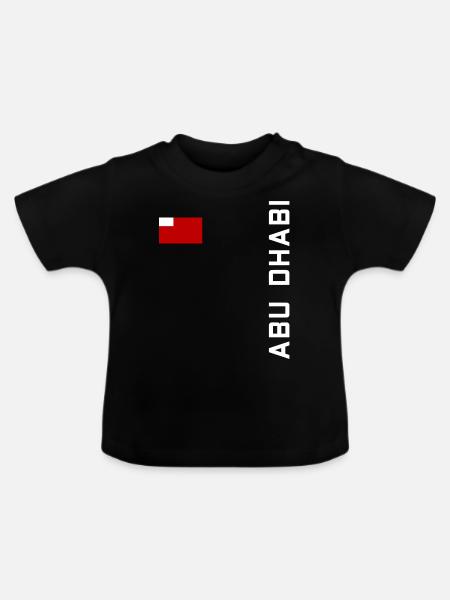 ABU DHABI SHIRT - Baby Bio-T-Shirt mit Rundhals - Schwarz