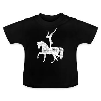 Vaulting - Baby Organic T-Shirt with Round Neck - black - Front