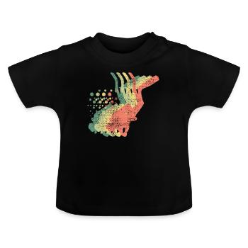Diving Diver Diving Suit - T-shirt bio col rond Bébé - noir - Devant