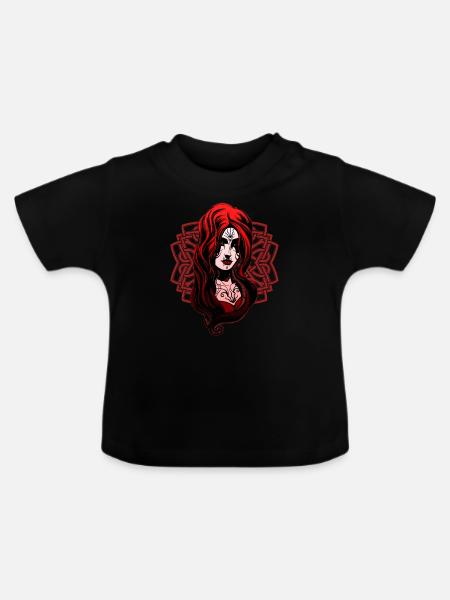 lady - Baby Bio-T-Shirt mit Rundhals - Schwarz