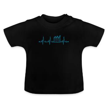 Trade - Baby Organic T-Shirt with Round Neck - black - Front