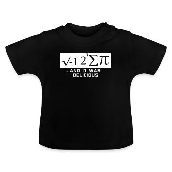 Mathematisches Symbol - Baby Bio-T-Shirt mit Rundhals - Schwarz - Vorne