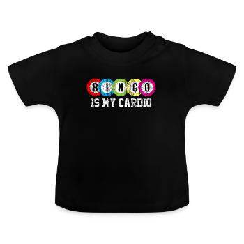 Bingo Bingo Boules Cardio Bingo - T-shirt bio col rond Bébé - noir - Devant