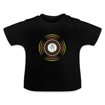 Ganesha - T-shirt bio col rond Bébé - noir - Devant
