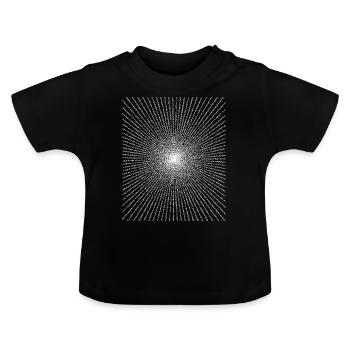 Pi Day Mathe Unendlich - Baby Bio-T-Shirt mit Rundhals - Schwarz - Vorne