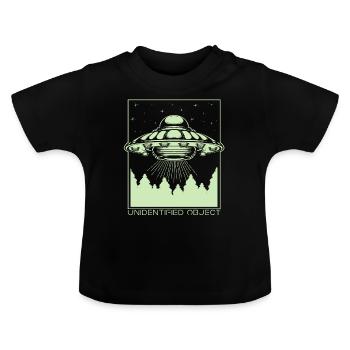 étranger - T-shirt bio col rond Bébé - noir - Devant