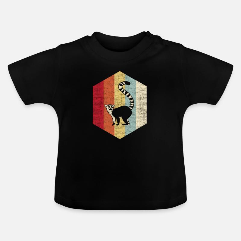 maki - T-shirt bio col rond Bébé - noir