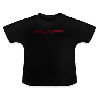 Freimaurer-Alphabet - Baby Bio-T-Shirt mit Rundhals - Schwarz - Vorne