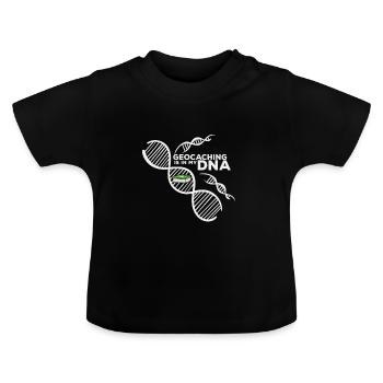 Geocaching - T-shirt bio col rond Bébé - noir - Devant