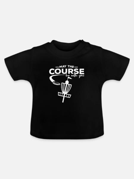 Frisbee - Baby Bio-T-Shirt mit Rundhals - Schwarz