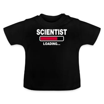 scientifique - T-shirt bio col rond Bébé - noir - Devant
