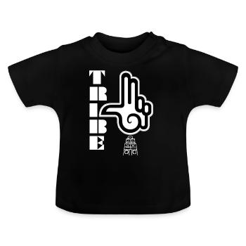 Hélicoïd Tribe T-shirt Tekno Soundsystem 23 Teuf - T-shirt bio col rond Bébé - noir - Devant
