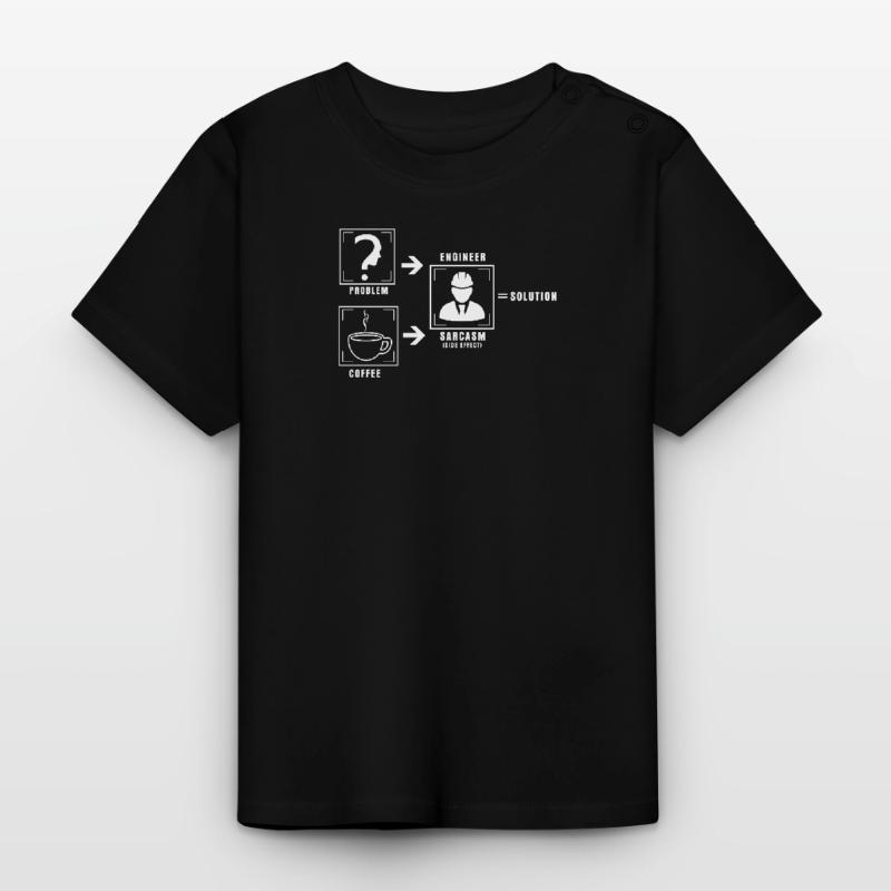 Problem solution coffee Baby Organic T-Shirt with Round Neck