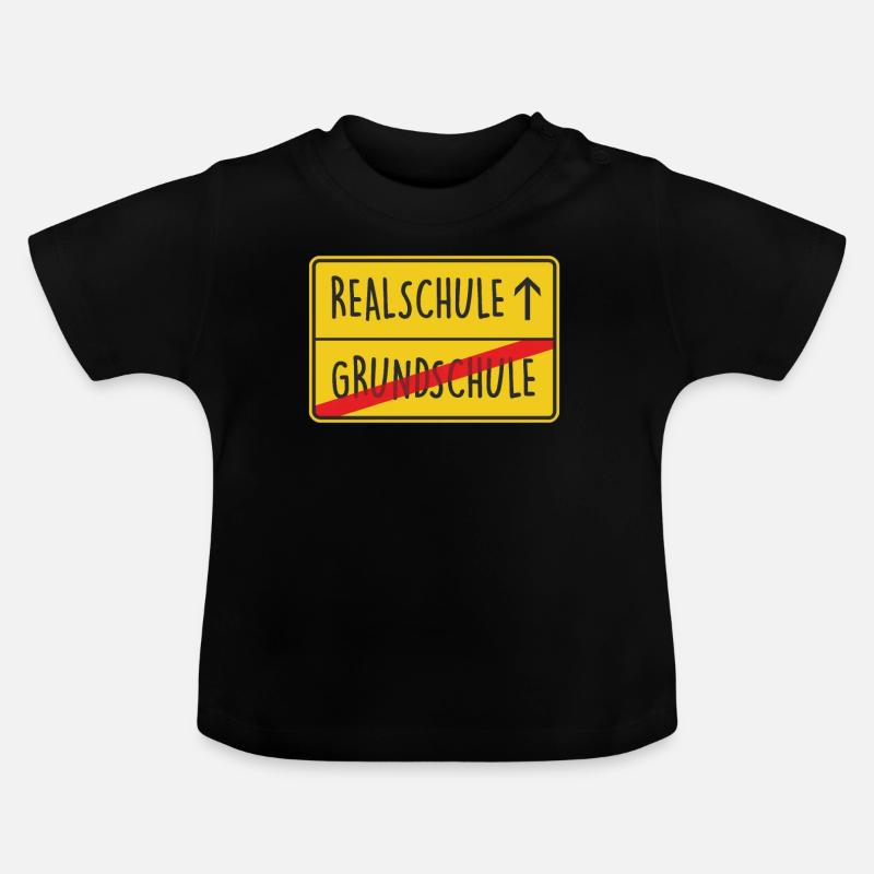 Realschule Übertritter Realschüler - T-shirt bio col rond Bébé - noir
