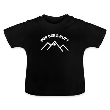 Bergsteiger - Baby Bio-T-Shirt mit Rundhals - Schwarz - Vorne