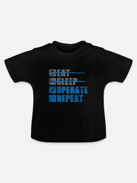 Chirurg - Baby Bio-T-Shirt mit Rundhals - Schwarz