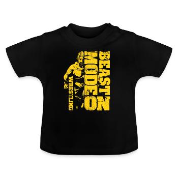 Wrestling Funny Quotes Wrestler Gift - Baby Bio-T-Shirt mit Rundhals - Schwarz - Vorne