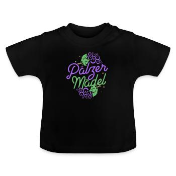 Pfalz Region Deutschland - Baby Bio-T-Shirt mit Rundhals - Schwarz - Vorne
