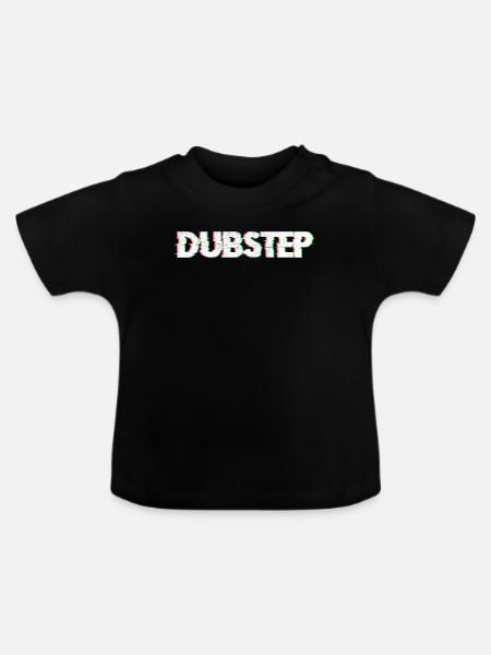 Dubstep - Baby Bio-T-Shirt mit Rundhals - Schwarz