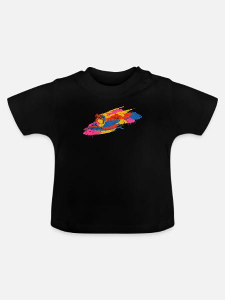 Jetski Sport - Baby Bio-T-Shirt mit Rundhals - Schwarz