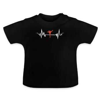 mma - Baby Bio-T-Shirt mit Rundhals - Schwarz - Vorne