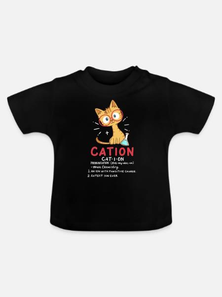 Wissenschaft Wissenschaft - Baby Bio-T-Shirt mit Rundhals - Schwarz