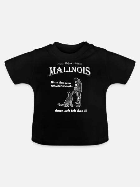 ipo chi - Baby Bio-T-Shirt mit Rundhals - Schwarz