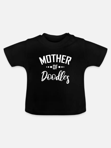 Doodle - Baby Bio-T-Shirt mit Rundhals - Schwarz