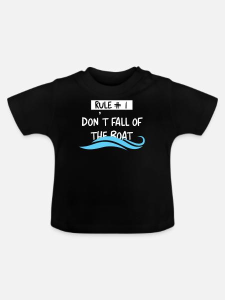Kreuzfahrt - Seereise - Schiffsreise - Regel - Baby Bio-T-Shirt mit Rundhals - Schwarz