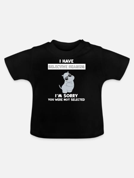 Flusspferd – Hippopotamus - Hippo - Sarkasmus - Baby Bio-T-Shirt mit Rundhals - Schwarz