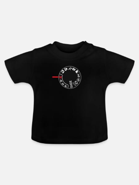 Photographe Photographier Photographe Photographie - T-shirt bio col rond Bébé - noir