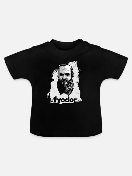 Fiodor - T-shirt bio col rond Bébé - noir